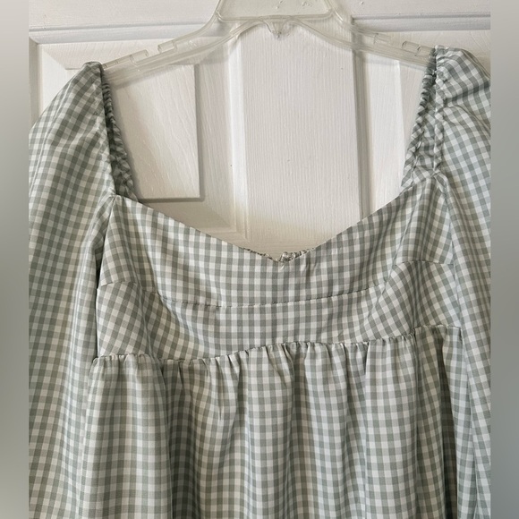 Gianni Bini Kennedy babydoll dress, gingham, size 6, new with tags - Picture 6 of 9